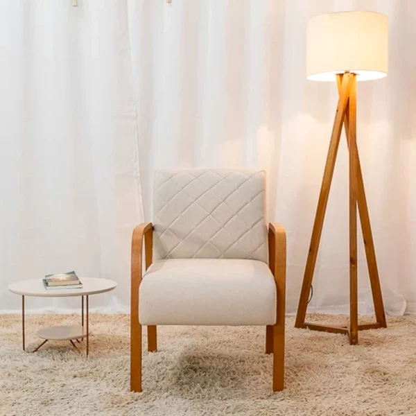 Poltrona Ayla Linho bege 5044 - Image 3