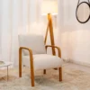 Poltrona Ayla Linho bege 5044