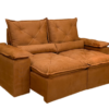 Sofá Retrátil e Reclinável Grécia 2.00 m Terracota - Image 2