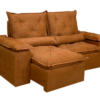 Sofá Retrátil e Reclinável Grécia 2.00 m Terracota - Image 3