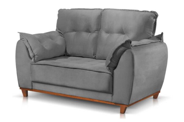 SOFA 2 LUG SF.4420 ESPANHA 147CM LINHO CINZA