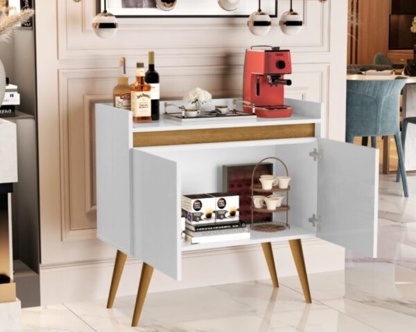 Buffet 2 Portas Gold Branco/Mel/Branco - Image 2