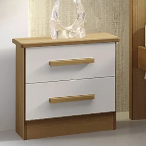 Mesa de Cabeceira New Athos Cinamomo/Off White