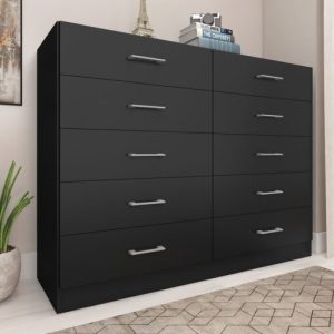 Comoda-10-Gavetas-Caribe-Preto-510x510